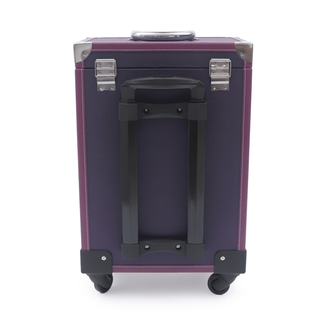 Large Rolling Cosmetic Case Makeup Trolley Rolling Makeup Case Waterproof
