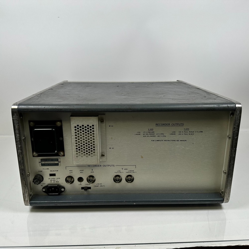 Hewlett Packard HP 3590A Wave Analyzer w/ Sweeping local Oscillator 3594A