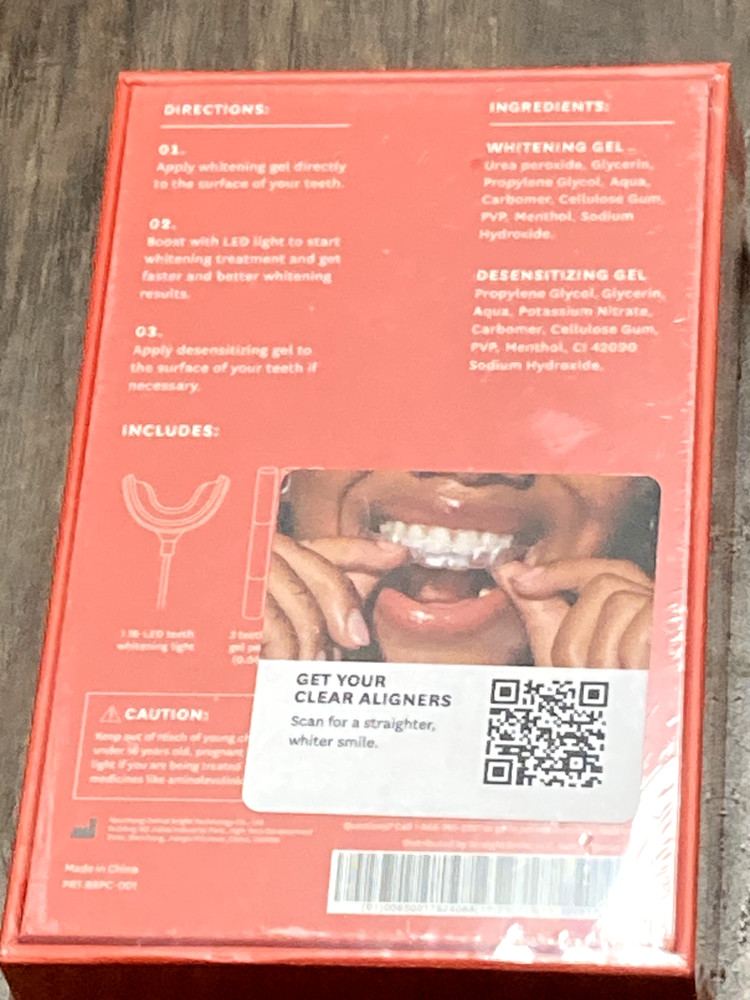 BrightByte Pro LED Teeth Whitening System (NEW, SEALED)