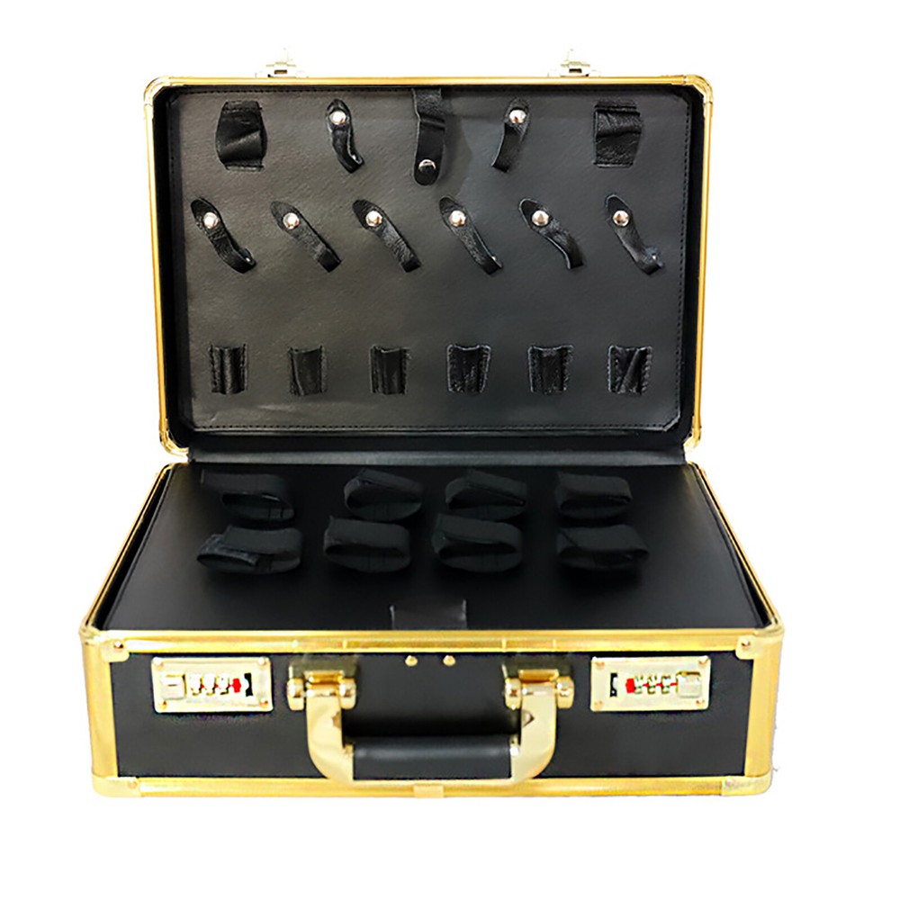 Barber Case Organizer Barber Briefcase Tool Box Barber Carrying Case with Lock