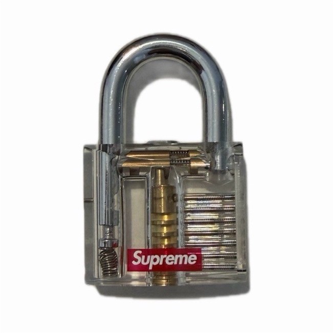 Supreme Transparent Practice Padlock with Keys and Case