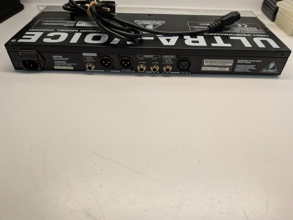 Behringer VX2000 Ultra-Voice Pro Mic Preamp / Voice Processor