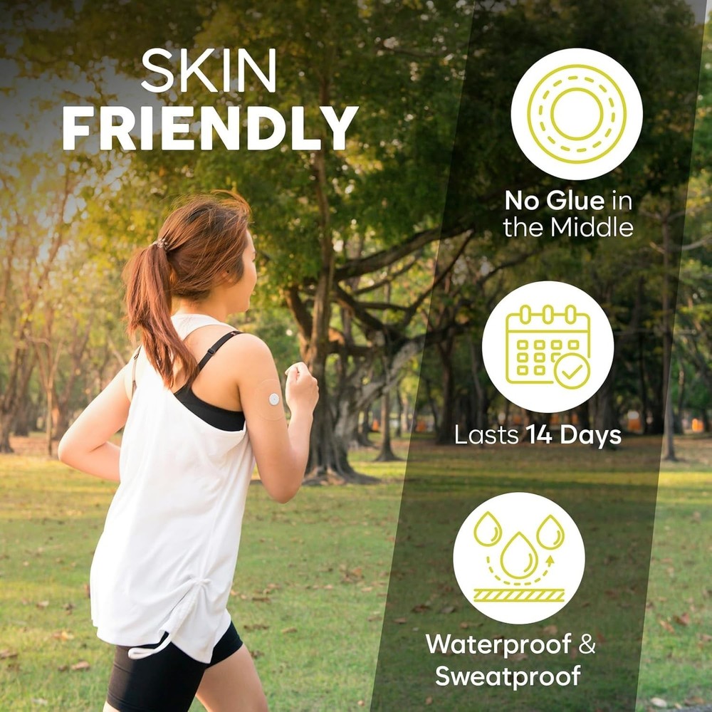 Freestyle Libre 2 Waterproof Sensor Covers 45 Transparent Protectors