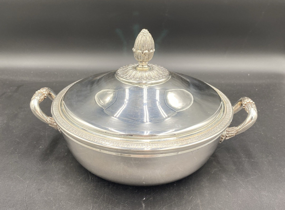 Christofle Malmaison Silver Plated Covered Vegetable Tureen