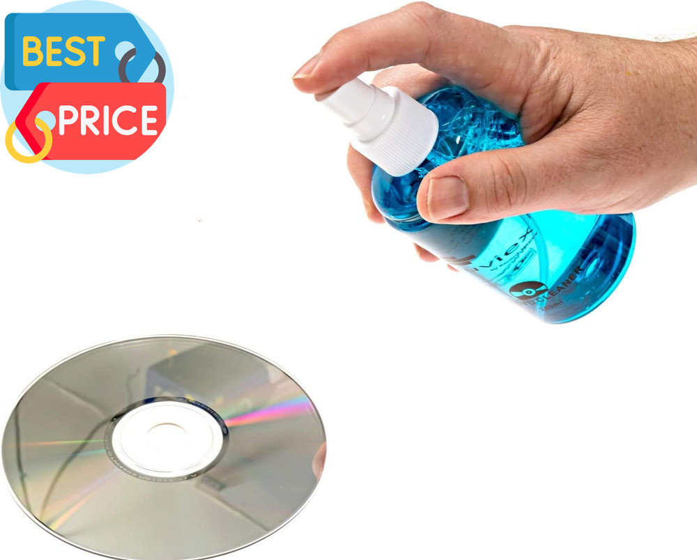 Premium CD Cleaner Solution Spray Compact Disc CD-DVD Cleaning Fluid New