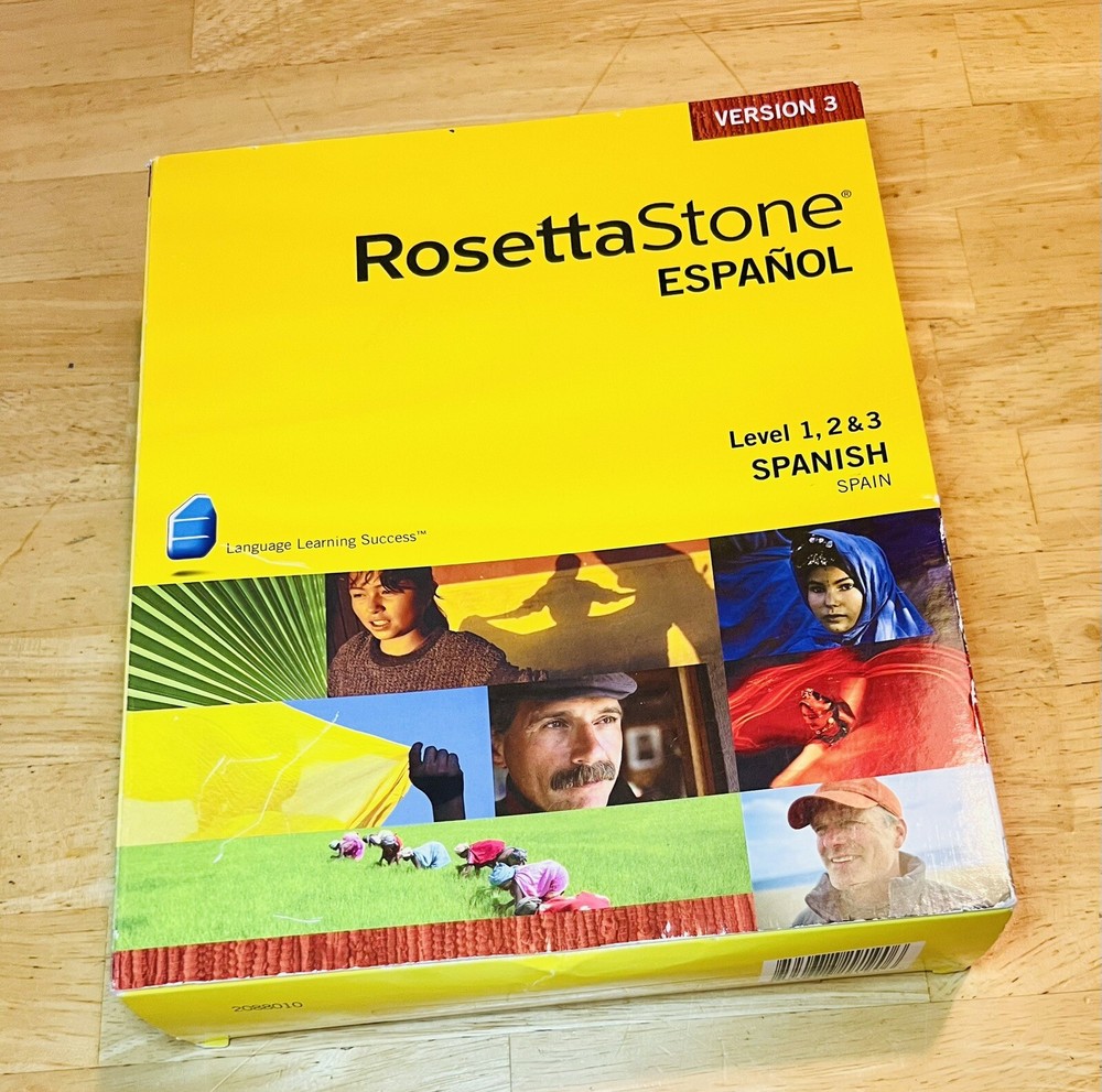 RosettaStone Spanish Version 3 Espanol Levels 1-3 Language Learning Tool