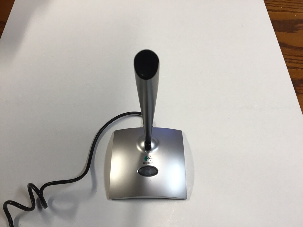 Logitech USB Desktop Microphone - Black/Silver - Tested