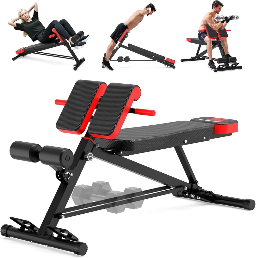 Multi-Functional Adjustable Gym Padded Weight Bench w/ 500LB Capacity