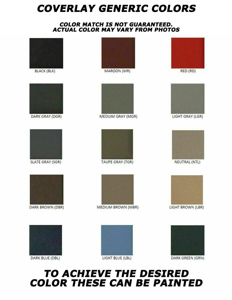 Coverlay 22-808V-DGR for Dodge Ram Dark Gray Dash Board Cover Vent Portion