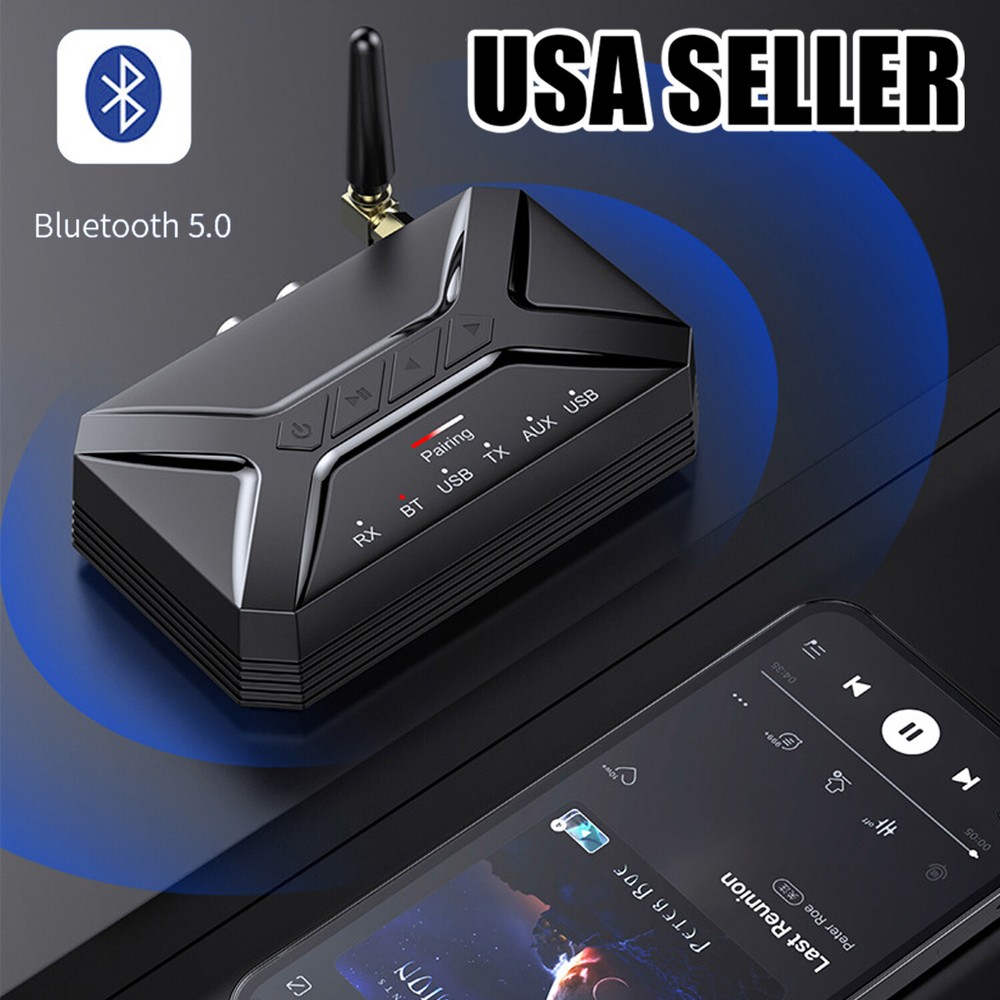 Long Range Bluetooth Transmitter Receiver For TV Home Car Stereo Audio Adapter