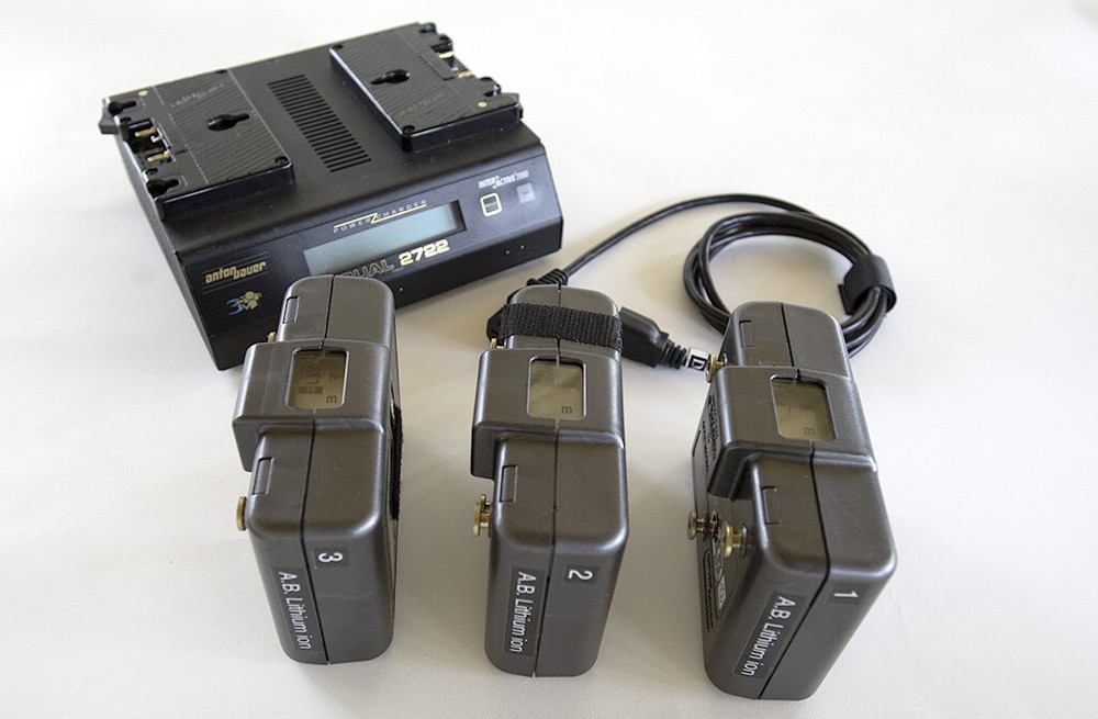 Anton Bauer Dionic Batteries, charger and accessories