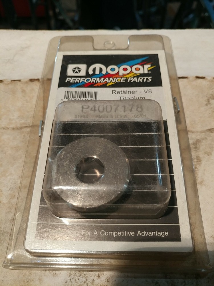 Genuine Mopar Titanium Valve Spring Retainer 4007178