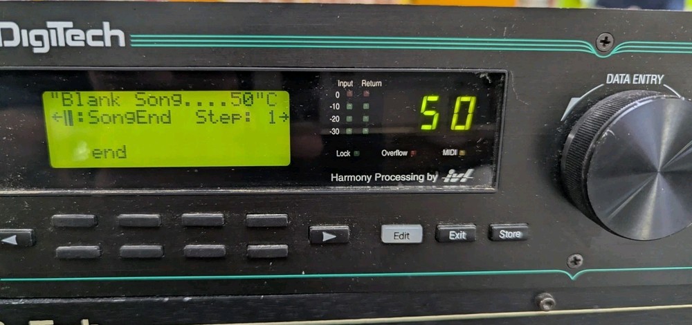 DigiTech Studio Vocalist Vocal Harmonizer Rack Mount Effect Processor W/Manual