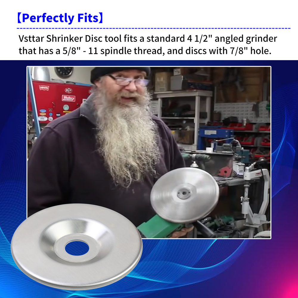 Shrinking Disc Steel Shrinking Disc 4.5 Inch, 4.5” diameter