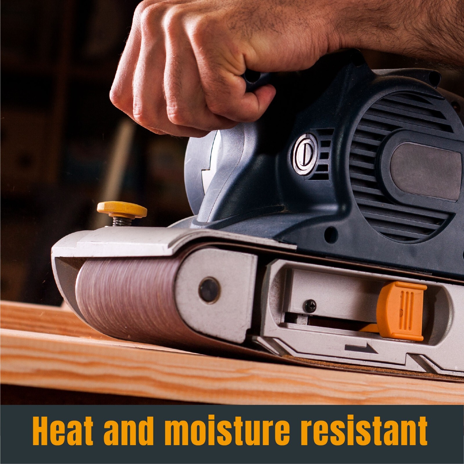 POWERTEC 110011 4 x 21 Inch Sanding AO Belts - 15PK, 5 Each of 80,120,150 GRIT