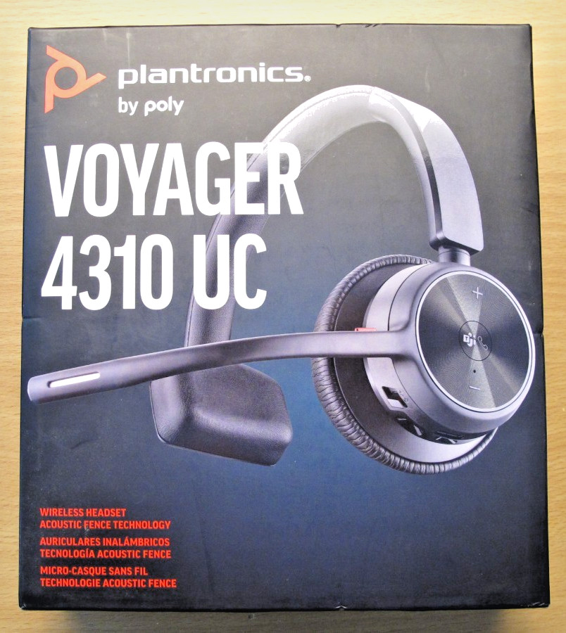 Plantronics 4310 UC USB Wireless Bluetooth Single Ear Headset PC Mac Mobile Mint