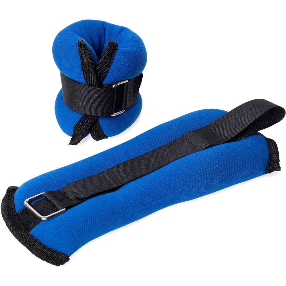 Ankle/Wrist Weights, 1 lbs Pair - Blue