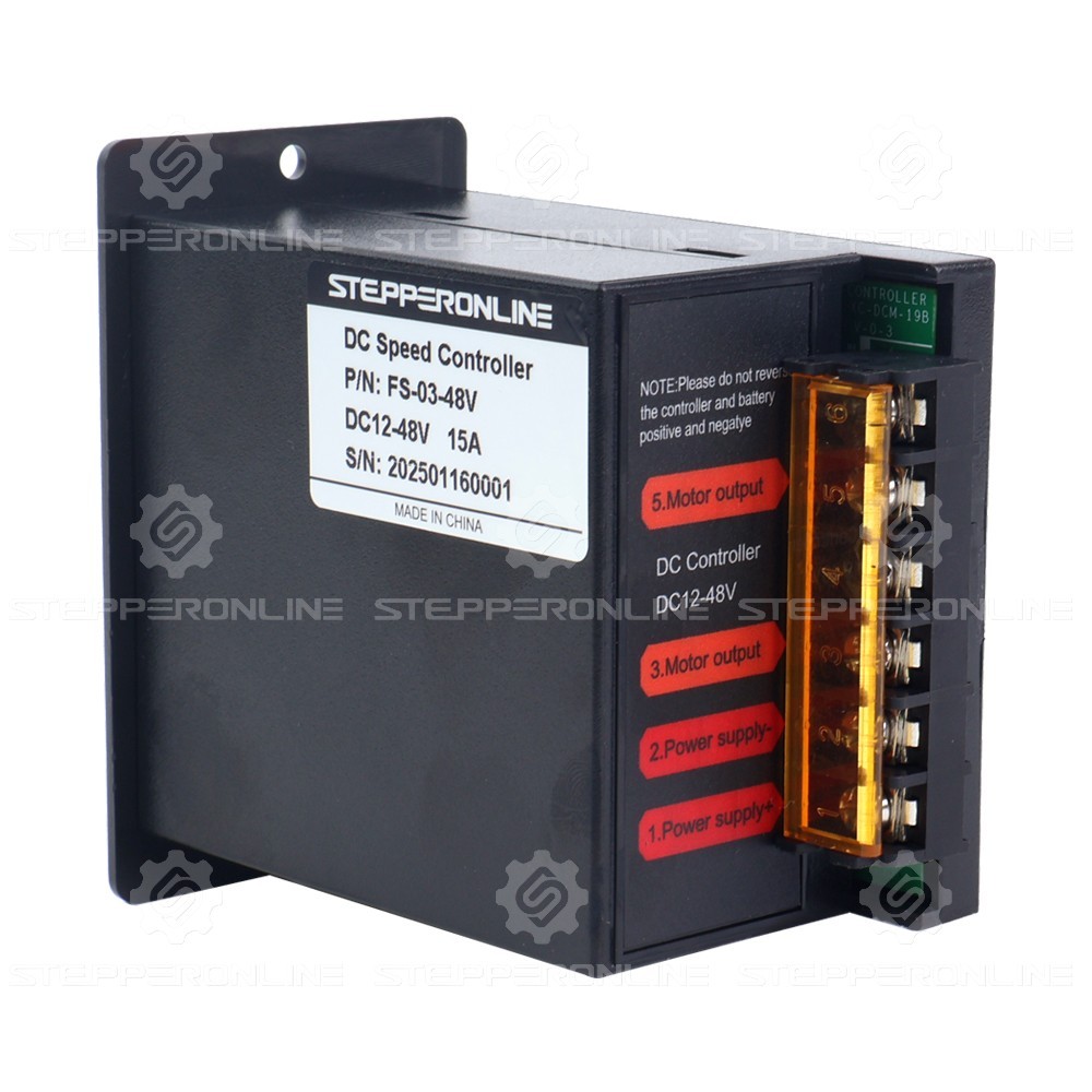 250W 12-48VDC 15A Motor Speed Controller for Variable Speed Motor