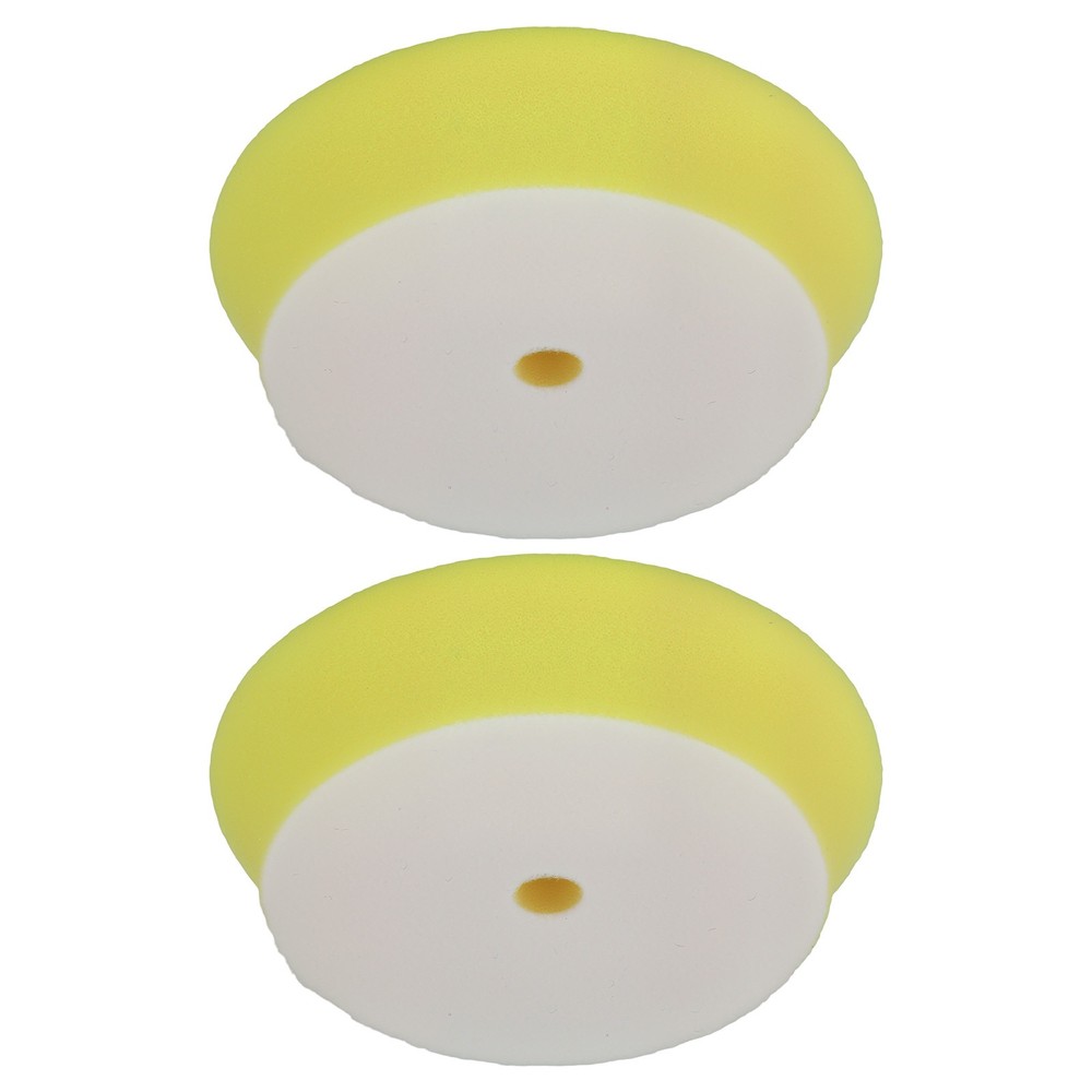 2x 4" Medium Foam Buffing Pads for 3" Backing Plate Buffer Polishing Sponge Pads