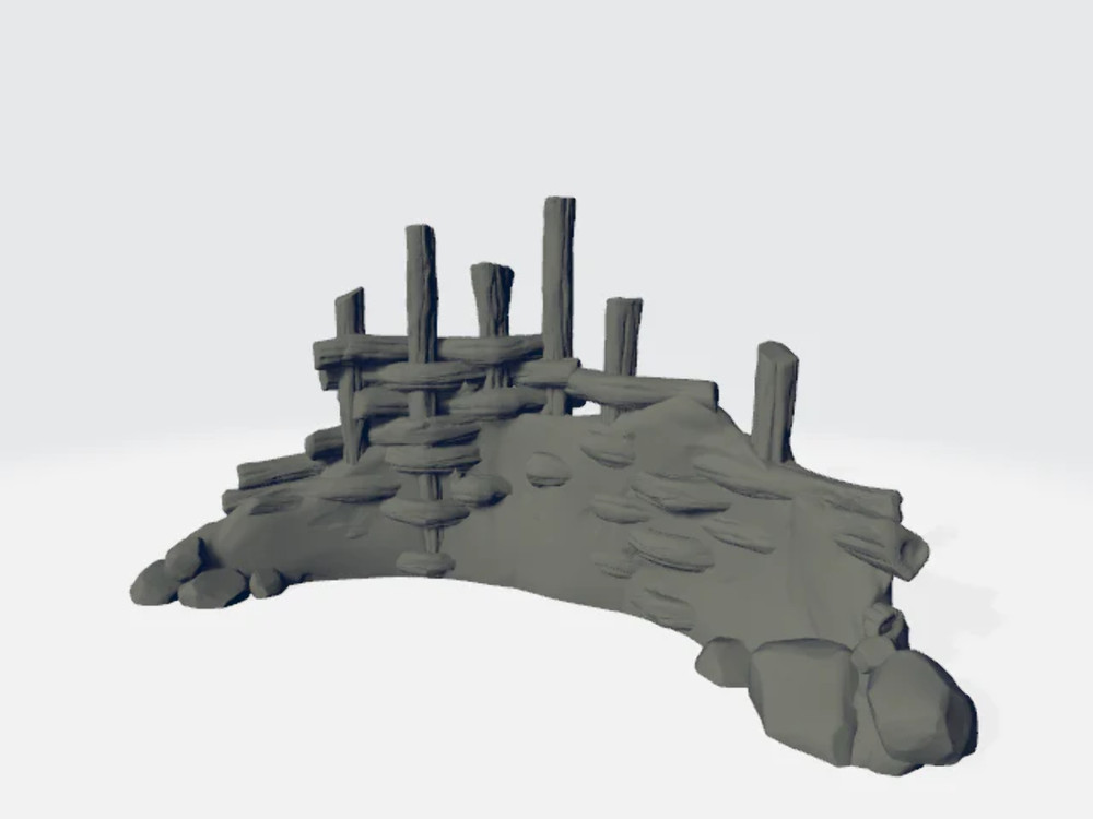 StoneAxe Miniatures - Fence #4