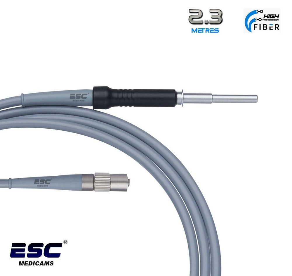 Endoscopy Cold LED Light Source Medical 120W with Storz Type Fiber Optic Cable