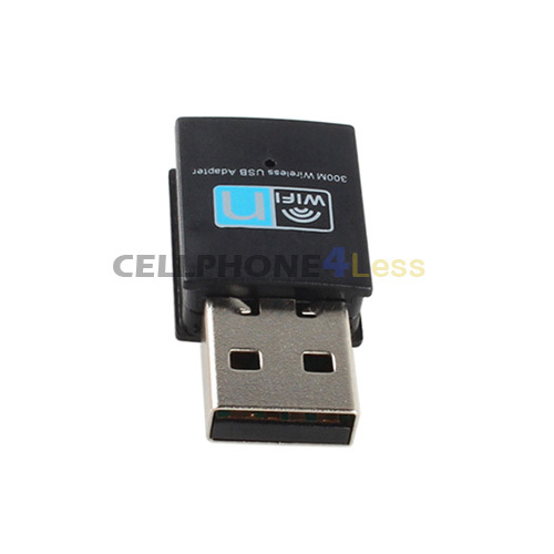 300Mbps USB Wireless Adapter 802.11n/g/b WiFi Network for Laptops PC