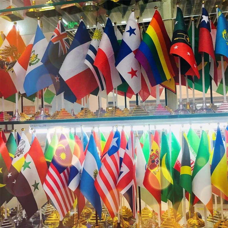 CUSTOM PRINTED PERSONALISED MINI HAND FLAG | ANY DESIGN-Free | ANY SIZE