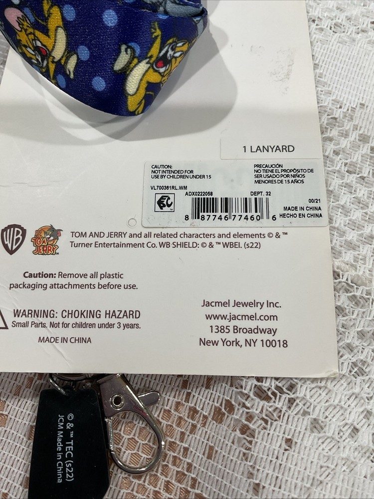 Tom And Jerry Lanyard New