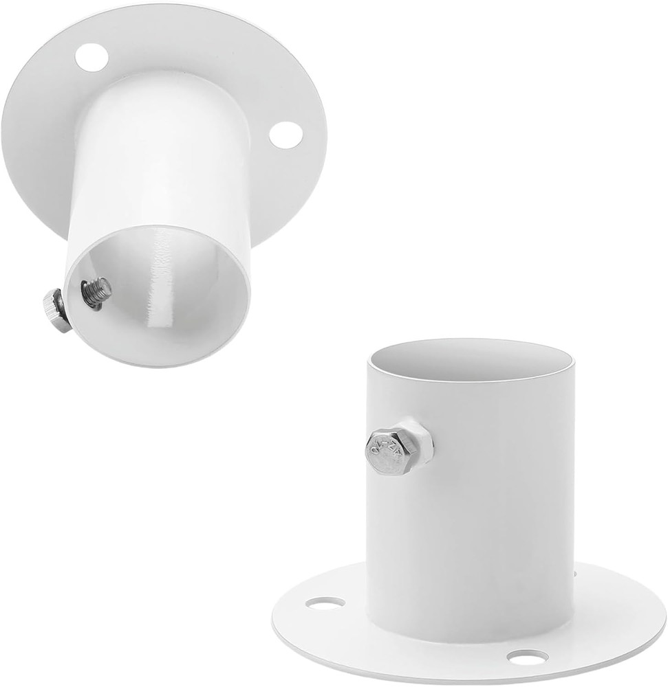 2 Pack Pool Ladder Brackets Deck Flanges, for above Ground Pool Ladder 1.5" Also