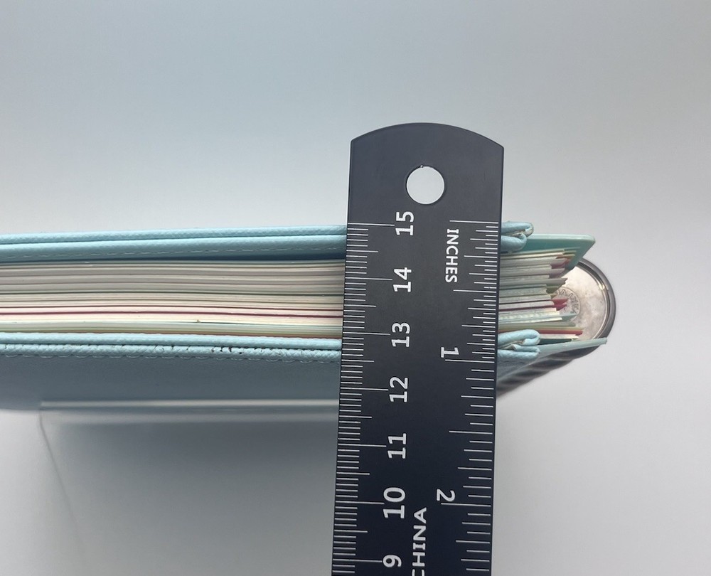 Tiffany Blue Martha Stewart Disc Notebook - Stack On 9 inches