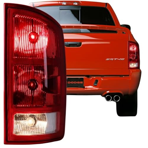 Tail Light Compatible with 2002-2006 Dodge Ram 1500 2500 3500 Passenger Side