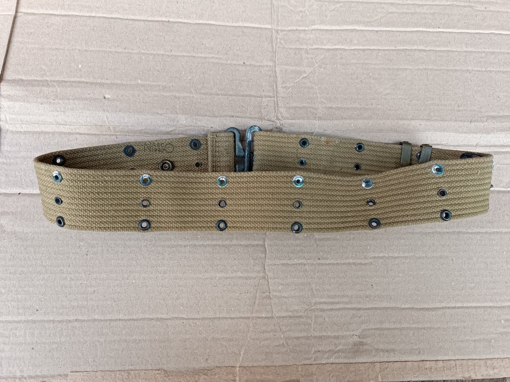 WWII WW2 Original M1936 US Army Pistol Belt dated NASCO 1942