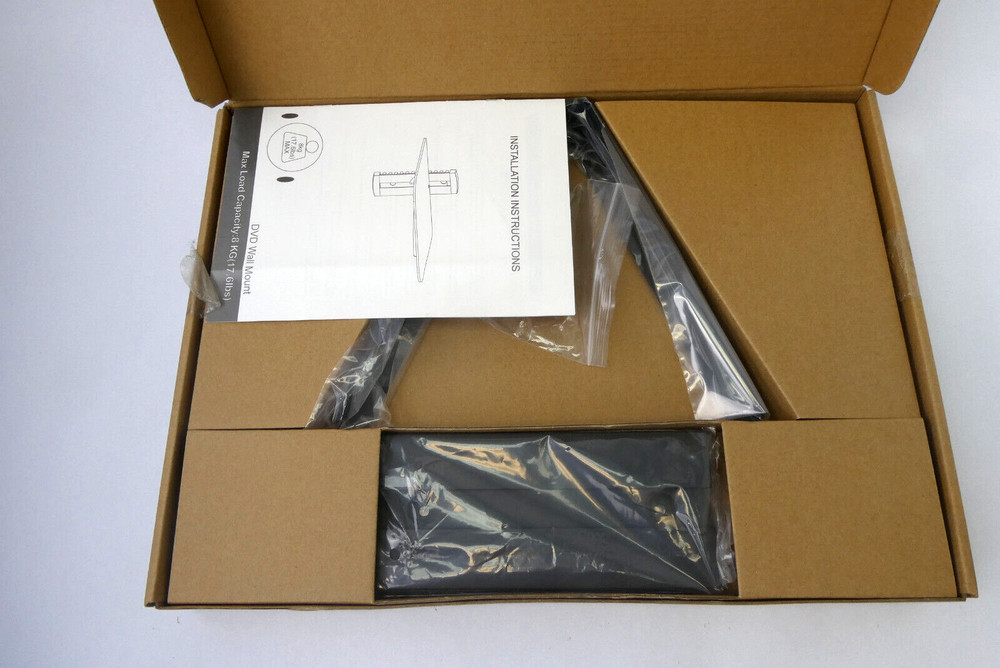 Wali CS201 DVD Floating Wall Mount Universal Cable Management Max Load 17.6lbs