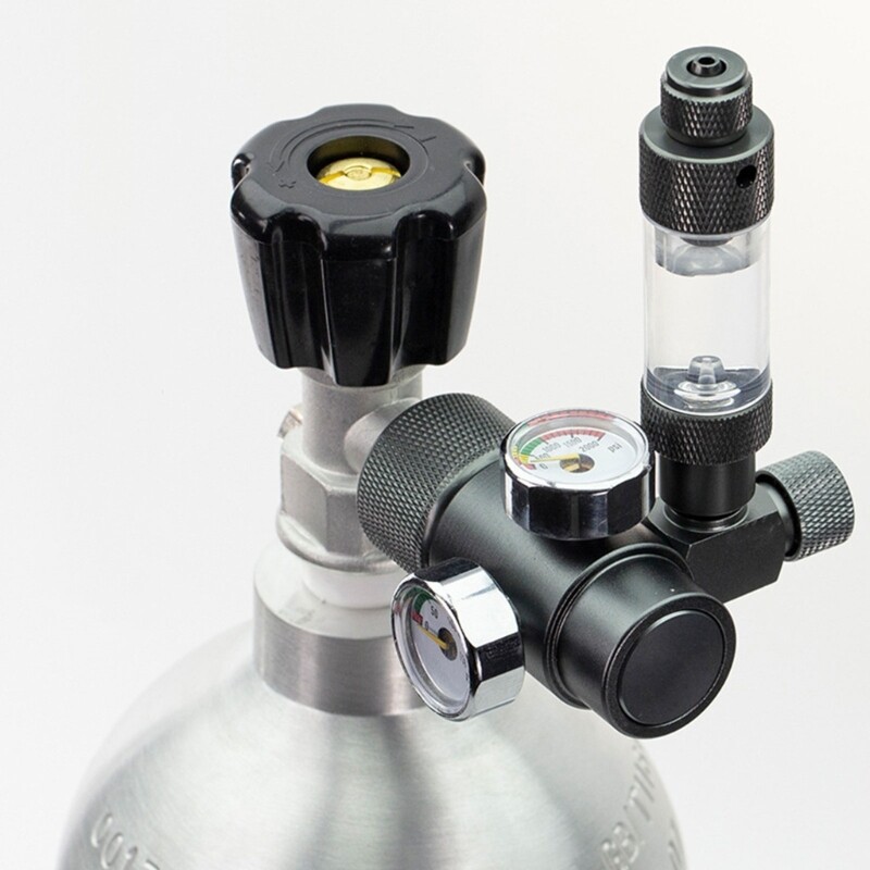 Carbon Dioxide Regulator with Adjustable Settings Attain Co2 Level for Aquariums