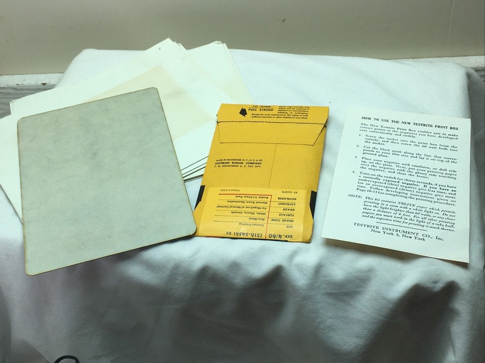 Testrite Home Developing And Printing Kit