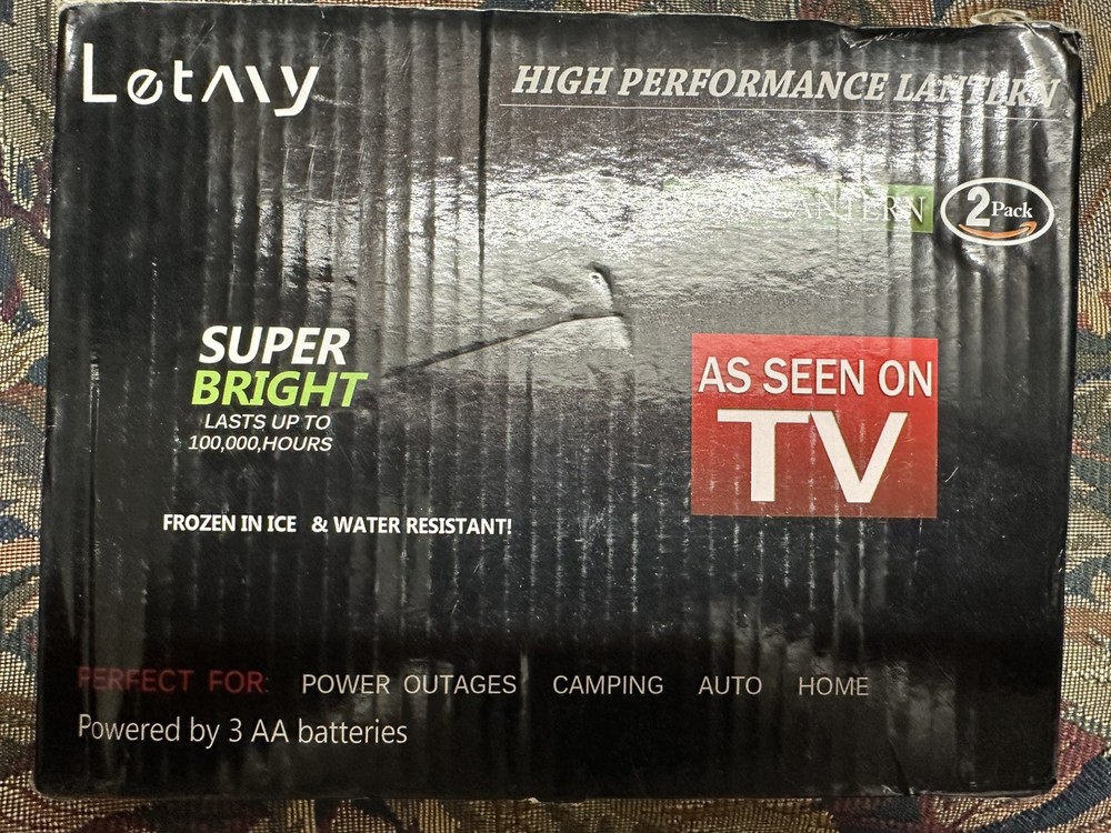 LETMY 2 Pack Camping Lanterns