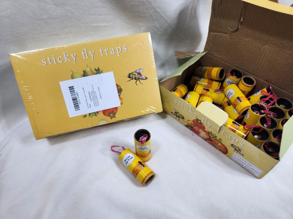2 Boxes (80 packs) -include tacks-Sticky Fly Traps, Free shipping