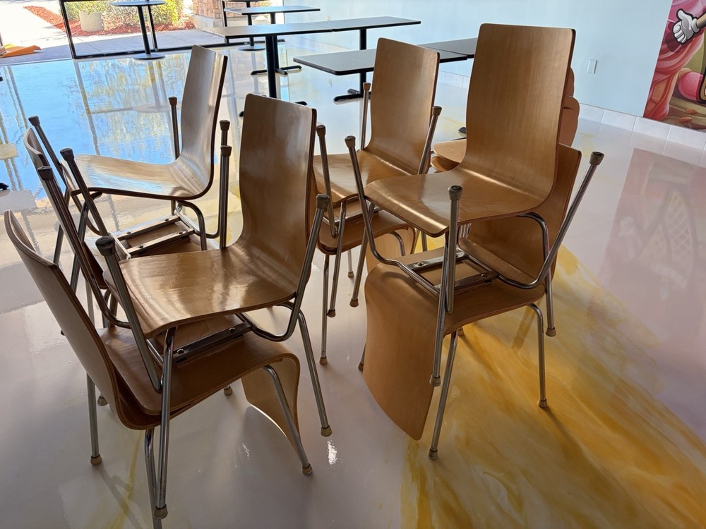 35 used restaurant chairs