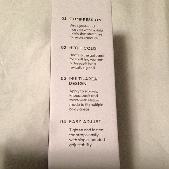 NIB Sharper Image hot/cold compression wrap