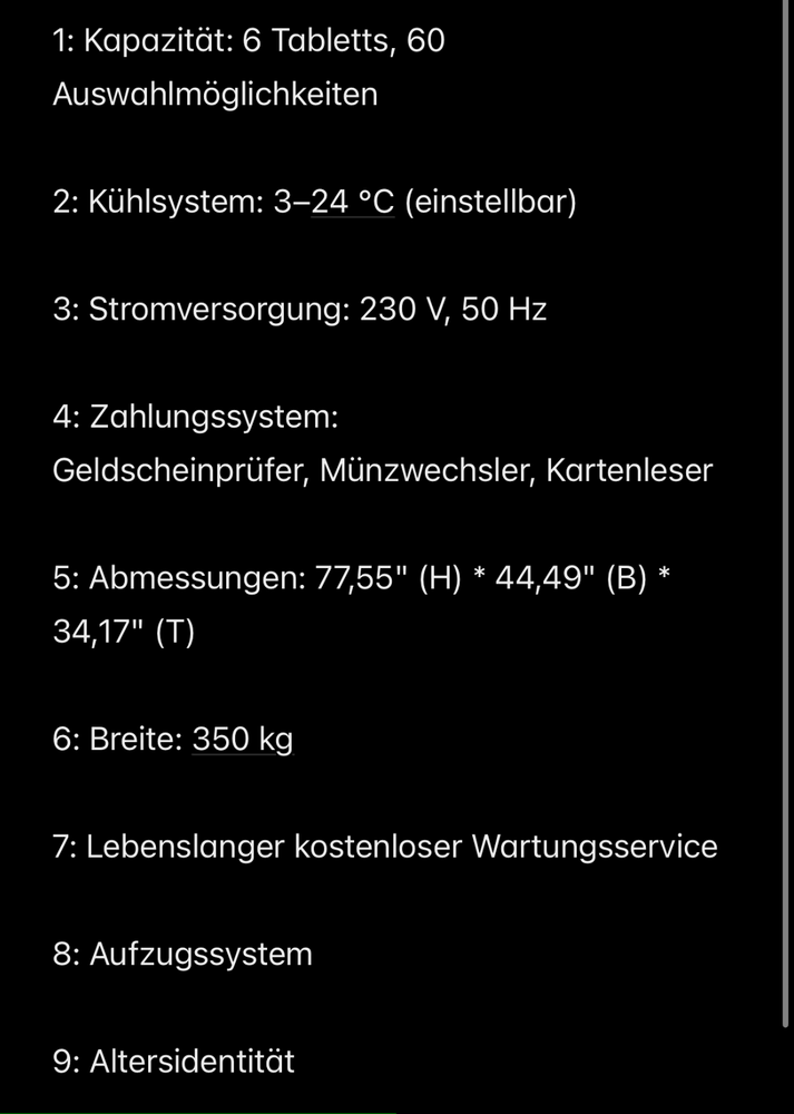 vending machine / Snacksautomat