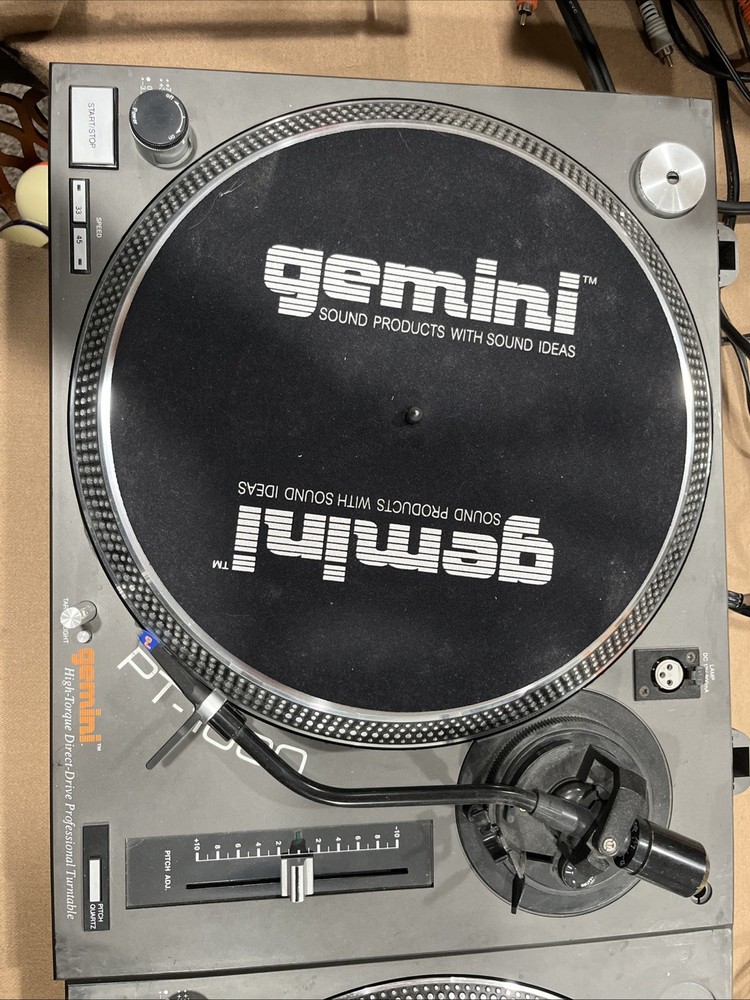 2 Gemini High Torque Direct Drive Professional Turntable