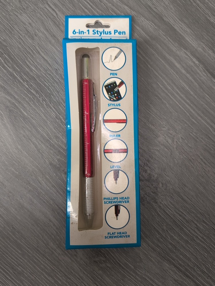True Utility 6-in-1 Multi-Tool Pen Stylus