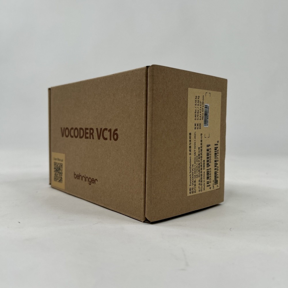 Behringer VOCODER VC16 High-Resolution 16-Band Vocoder Module for Eurorack