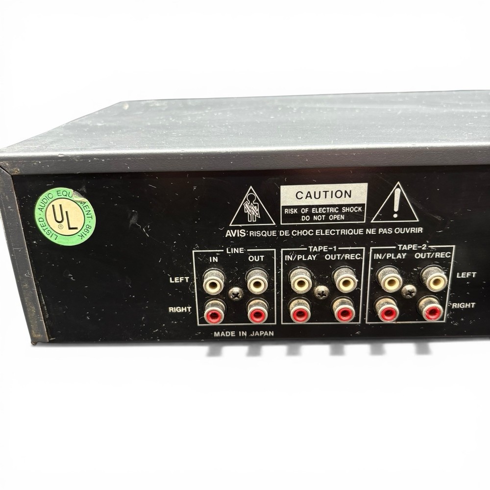 BSR EQ-3000 Stereo Frequency Graphic Equalizer Spectrum Analyzer - Black