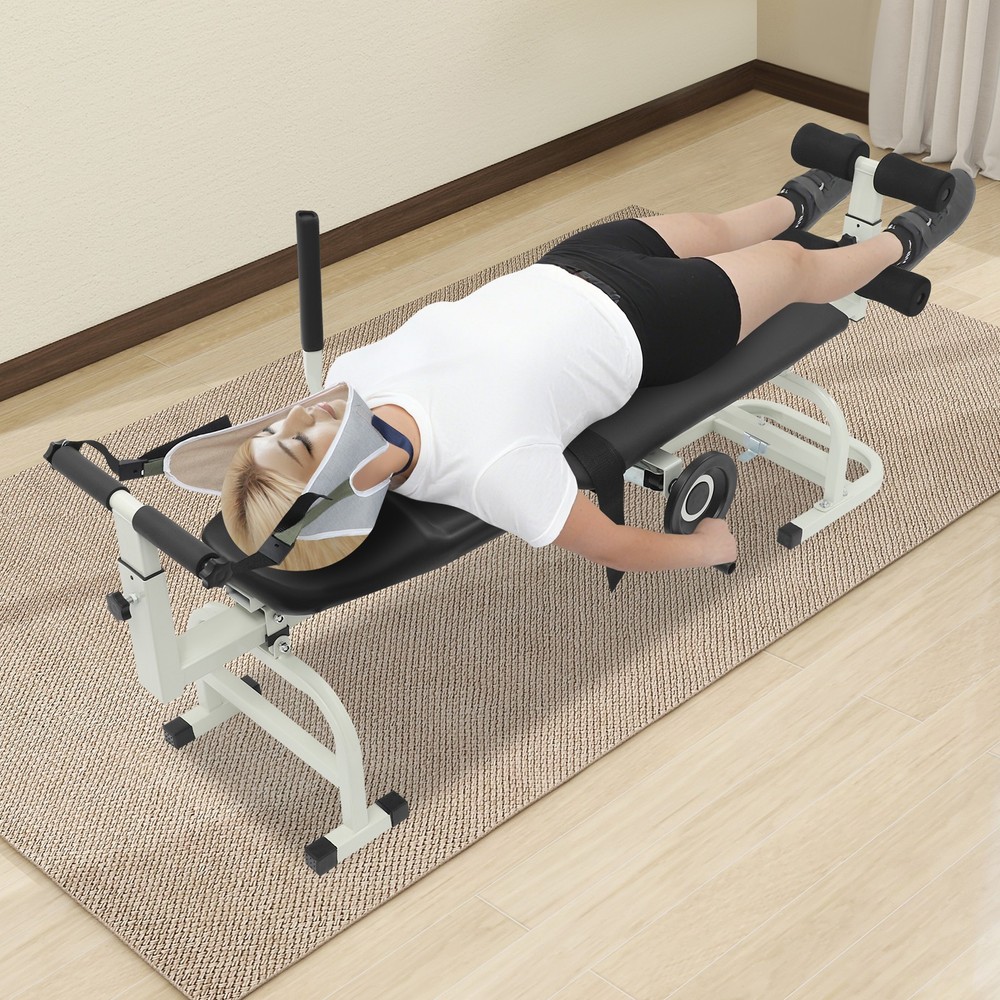 Back Stretch Bench, Multifunctional Neck Stretcher Cervical Stretch Device