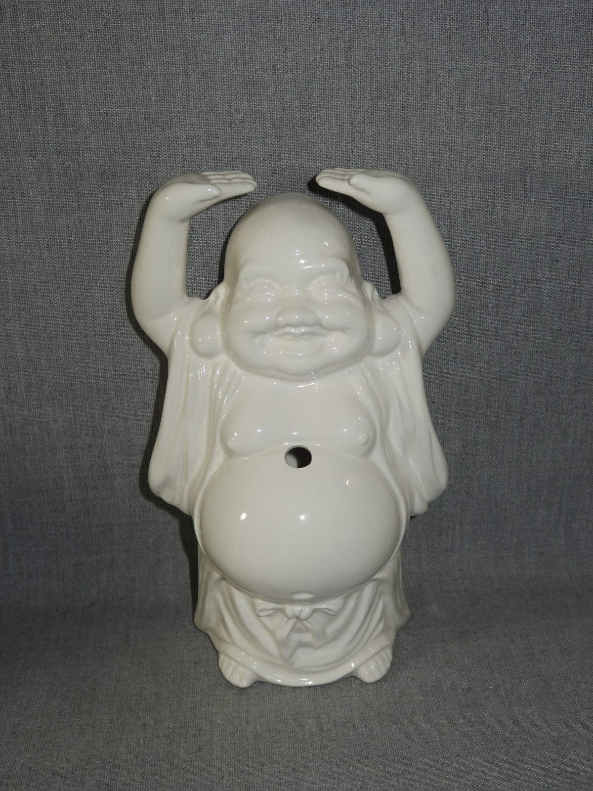 VTG 70’s Ceramic Tiki Yamato Drink Cocktail Mug Happy Fat Buddha MCM Japan 8.5"