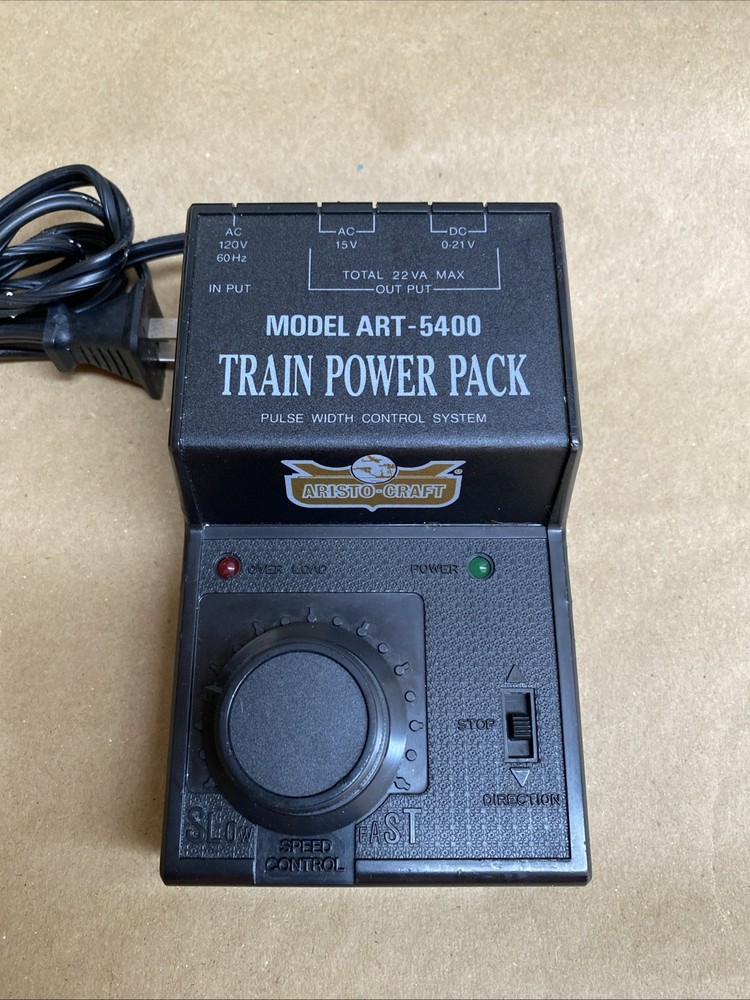 ARISTOCRAFT MODEL ART 5400 TRAIN POWER PACK PULSE WIDTH CONTROL SYSTEM G GAUGE