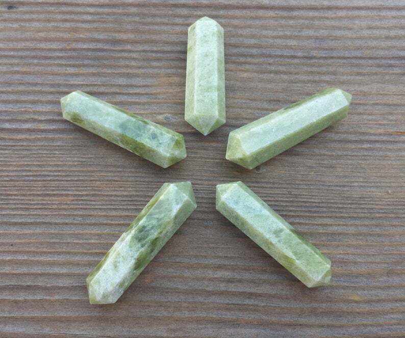 VASONITE DOUBLE TERMINATED GEMSTONE CRYSTAL PENCIL POINT (ONE)