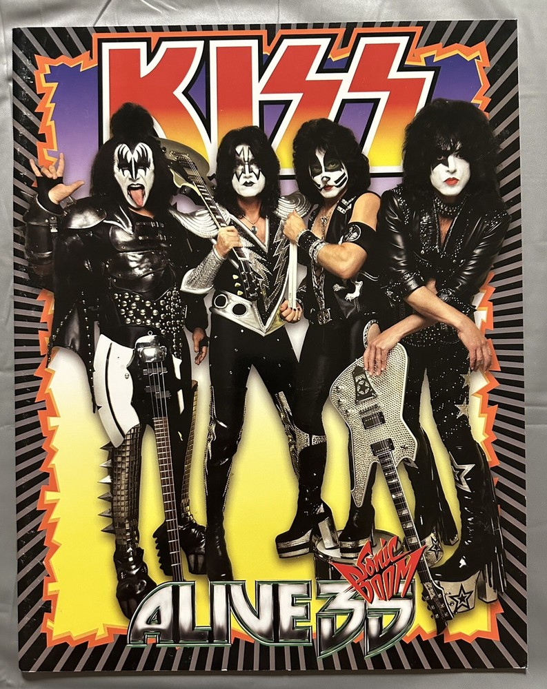 Kiss Alive 35 Sonic Boom Concert Program Tour Book Excellent Condition 11x14