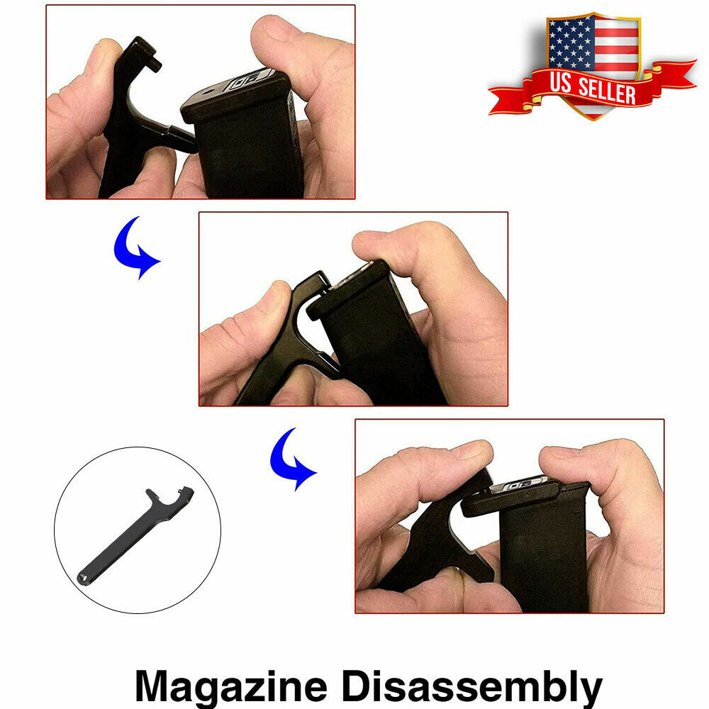 Glock Tool Kit Front Sight Tool Magazine Disassembly Tool Pin Punch 19 17 26 43